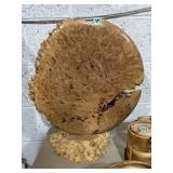 20-in Sculpture made with large piece of burl