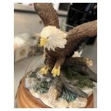Westland endangered species bald eagle music box