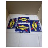 4 Sunoco Nascar Stickers