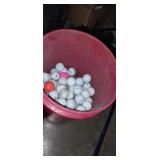 5gal bucket half full golf balls