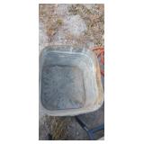 Galvanized wash bucket