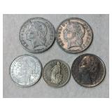5 France coins