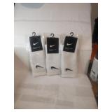 3 Pair Of Nike Sox Color White Brand New