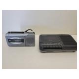Radio & Sony cassette recorders