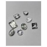 8 clear simulated gems