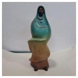 Marco A. Ovieda bronze on fossilized plinth