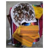 Mexican Blanket , Toaster Cover, Napkins