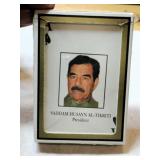Saddam Hussein playing cards