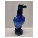 Eagle blue  Glass decanter