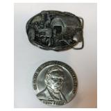 1981 tractor belt buckle John Deere belt buckle