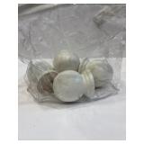 4 white ball screw In knobs for furniture