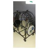 Metal wine rack
