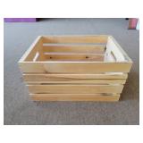 Wood crate 18x12x10