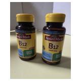 2 Nature Made B12 1000mcg 150 count Softgels