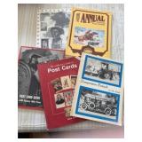 5 vintage POST CARD collectors books full of
