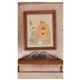 Lion painting signed George Buckett 1963 13"x16"