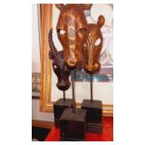 Heavy candle holder Animal mask make in China