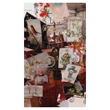 Metal Tree display 26"x 21" with cards &