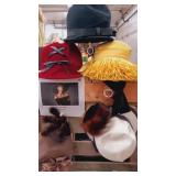 Vintage Hats & Hair pieces 8 items total