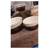 Oxford Stoneware nesting mixing Bowl Set of 4 no