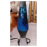 Blue Lava Lamp 14 1/2"
