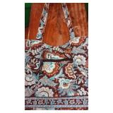 Vera Bradley Bag Teal & Brown
