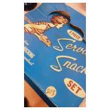 Vintage Anchor  Hocking serving set in original