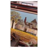 H. Hargrove Fall canvas with wood frame 32"x28"