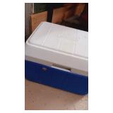 Coleman Cooler with side handles Blue & White