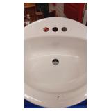 White porcelain vintage sink 19"Wx8