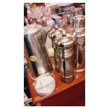 Water pitcher marked Kent Pewter,  cocktail