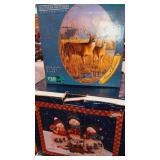 Winter light up Snowman & Deer 750 Puzzle