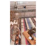 Brass mounted bird faucet,  earing holder & metal