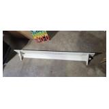Quilt/blanket white wood shelf 57in x 7in