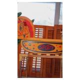 Wood Spotty antique rocking horse