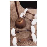Porcelain door knobs & oil can
