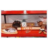 Everything on 3rd shelf of unit