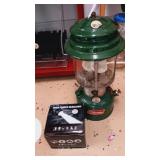 Coleman lantern and high power headlamp