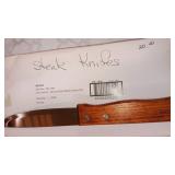 Set a 6 Winco steak knifes new in the box