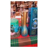 Group of 4 blue ocean candle, Bombay Sapphire