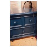 Blue Side Table 26"x17"