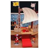 Captain Hooks Pirate Ship 17" long with