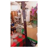 Wood Coat/Hat Rack 66" tall 1 hook is broken off
