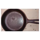 Iron skillet marked 3 on handle on back made in