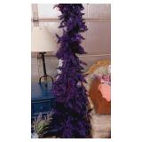Purple lighted Tree with bag id Pirple ornaments