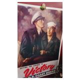 Victory U.S. Coast guard poster 21"x32"