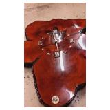 Slice of tree trunk clock 19