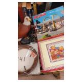 2 empty boxes, 1 vintage McDonalds , small frame