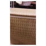 Vintage cloths hamper 23"x20" very nice