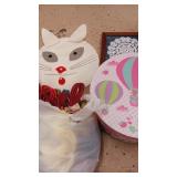 Dollies Framed , bunny pillow cover, Twisted